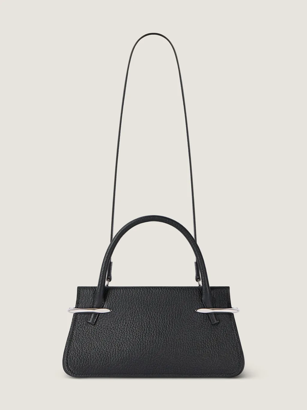 Medium Pinch Bag In Grained Leather