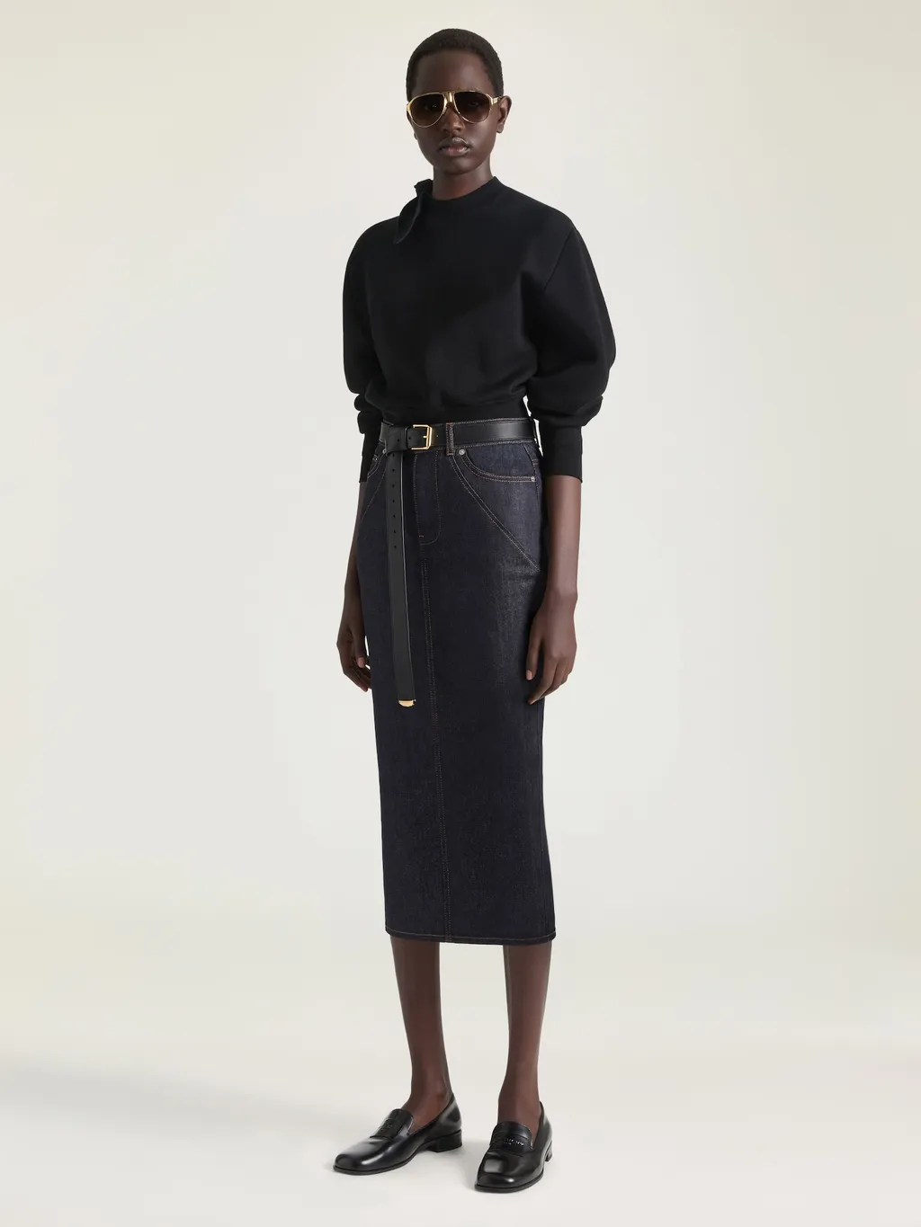Sweater In Wool And Cotton With Bow Detail
