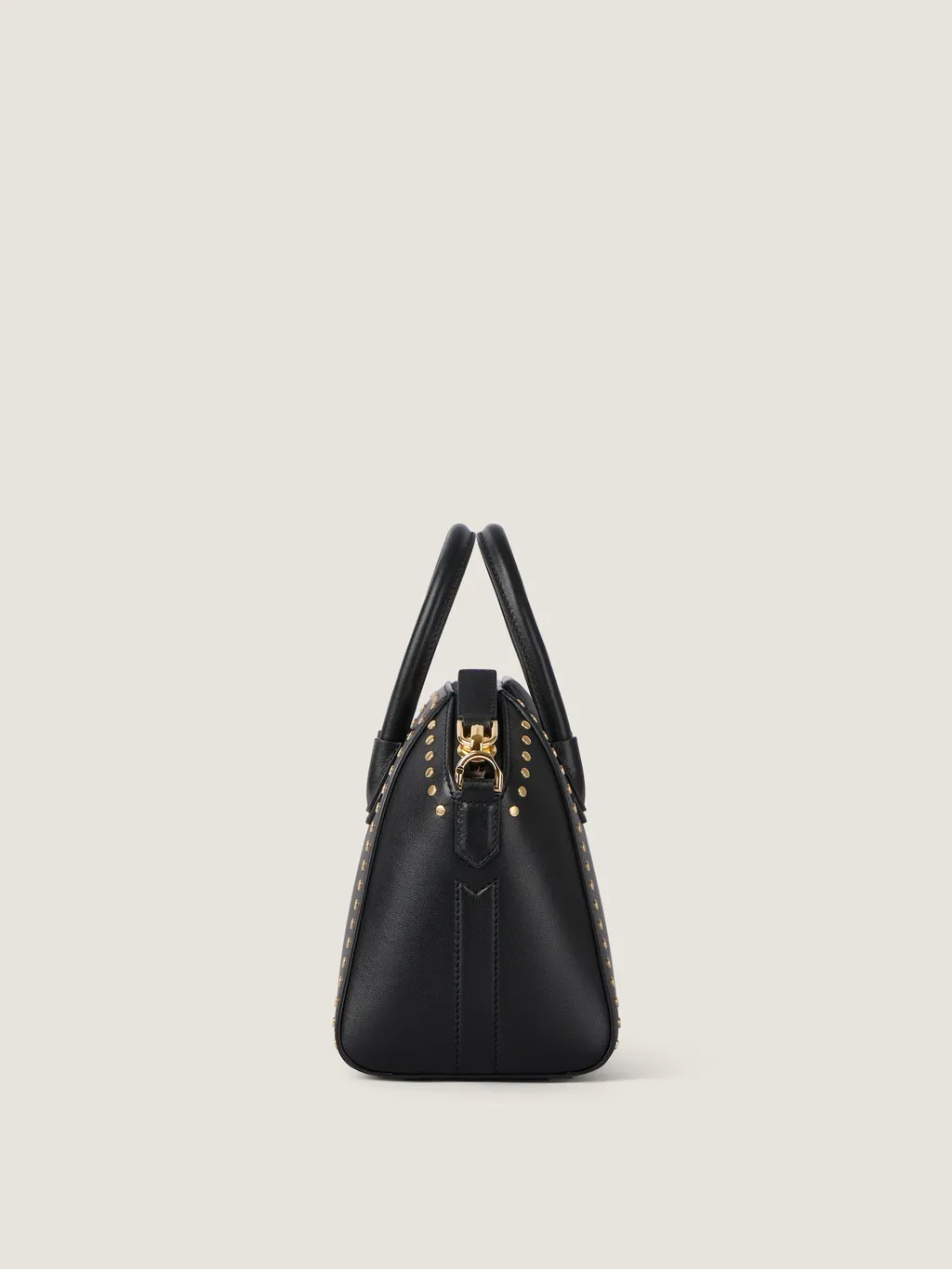 Mini Antigona Bag In Box Leather With Studs Detail