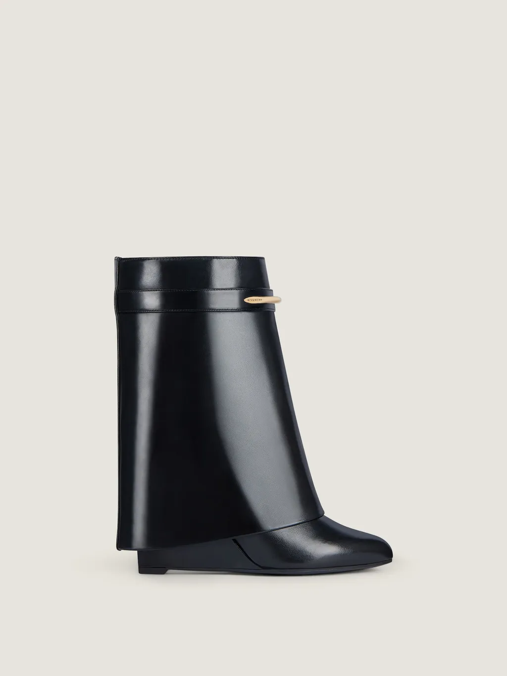 Shark Ankle Boots In Leather