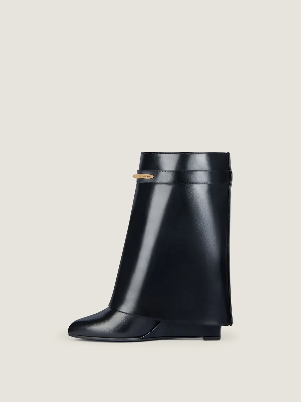 Shark Ankle Boots In Leather