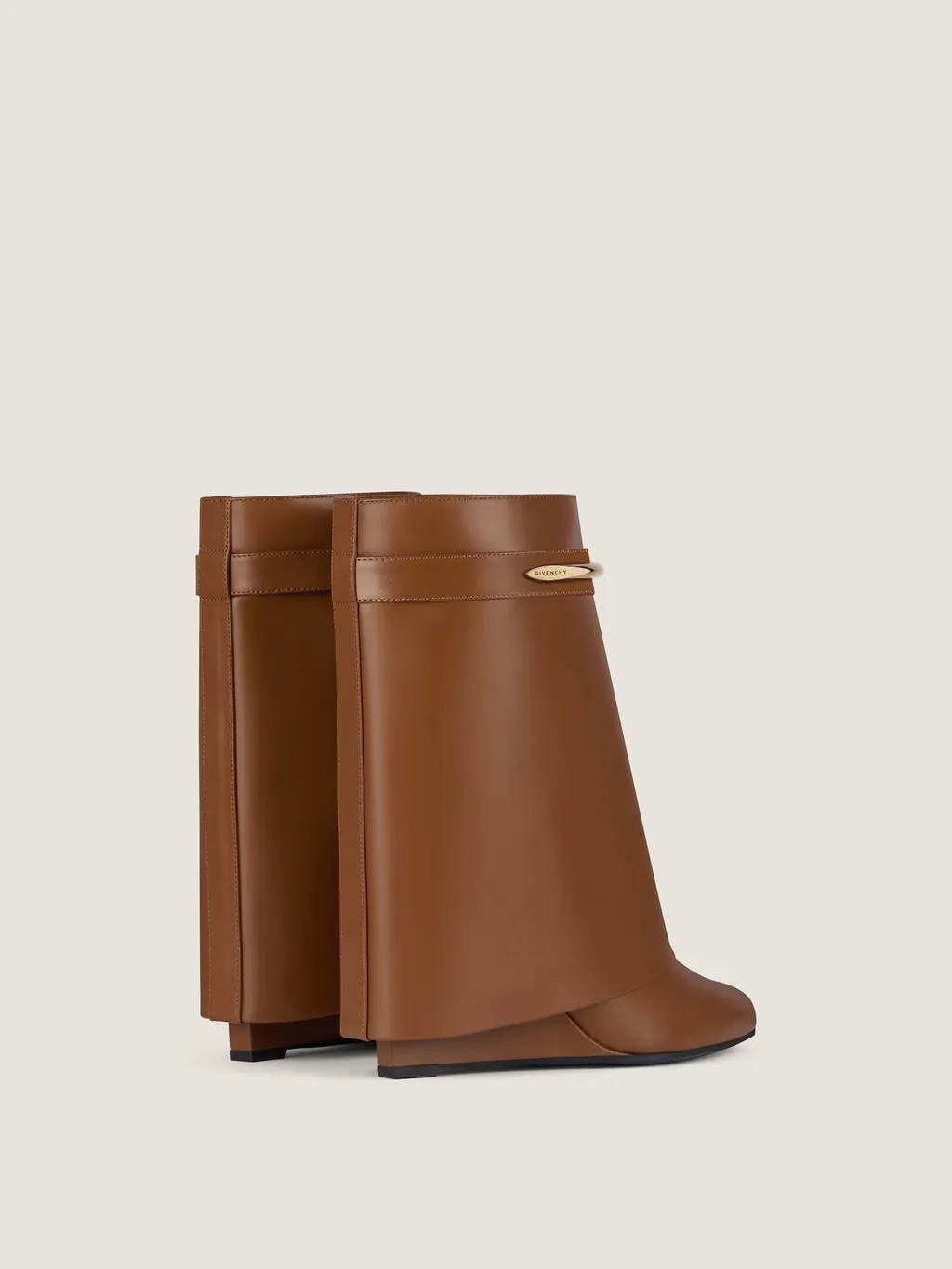 Shark Ankle Boots In Leather
