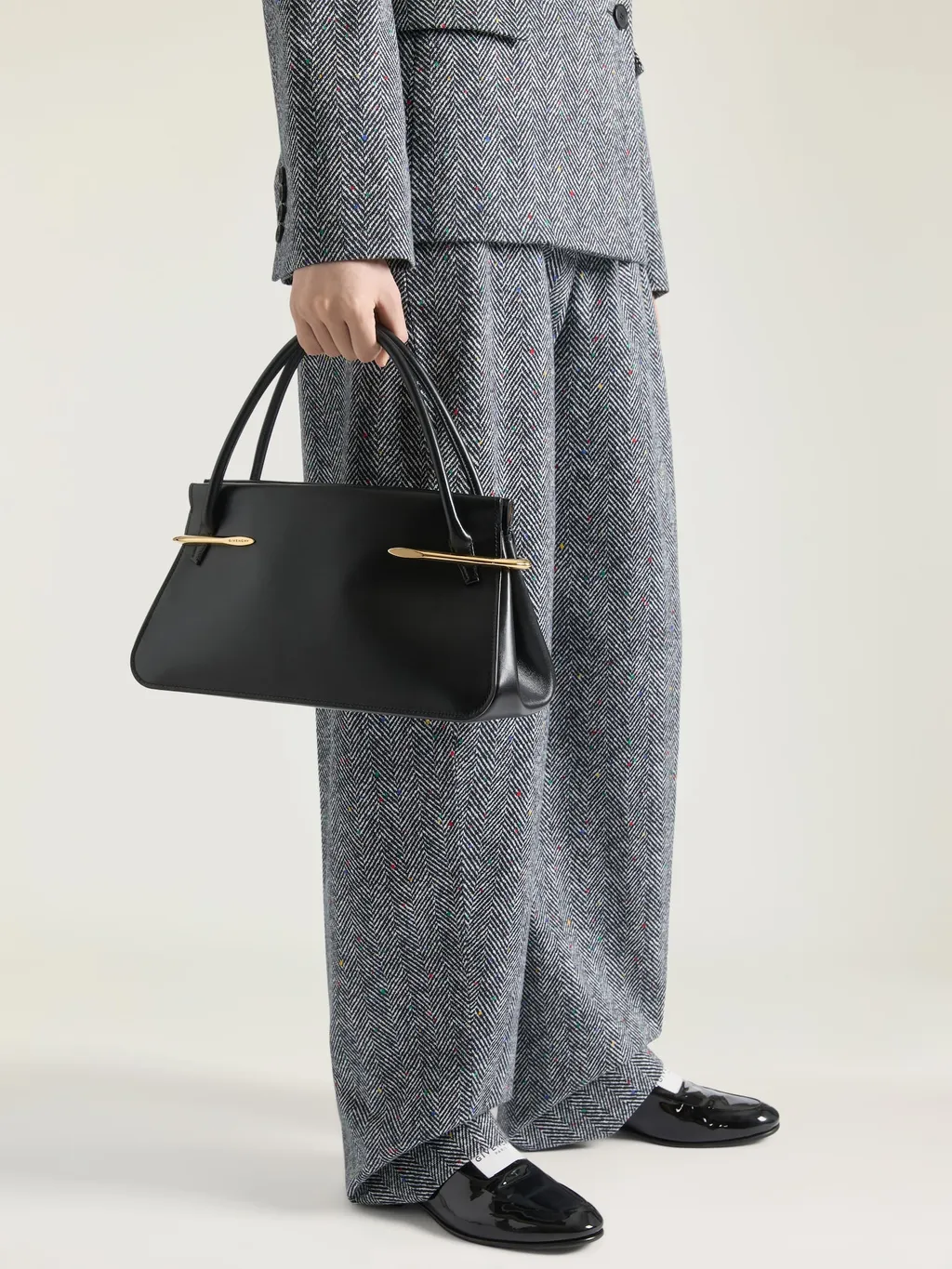 Medium Pinch Bag In Leather
