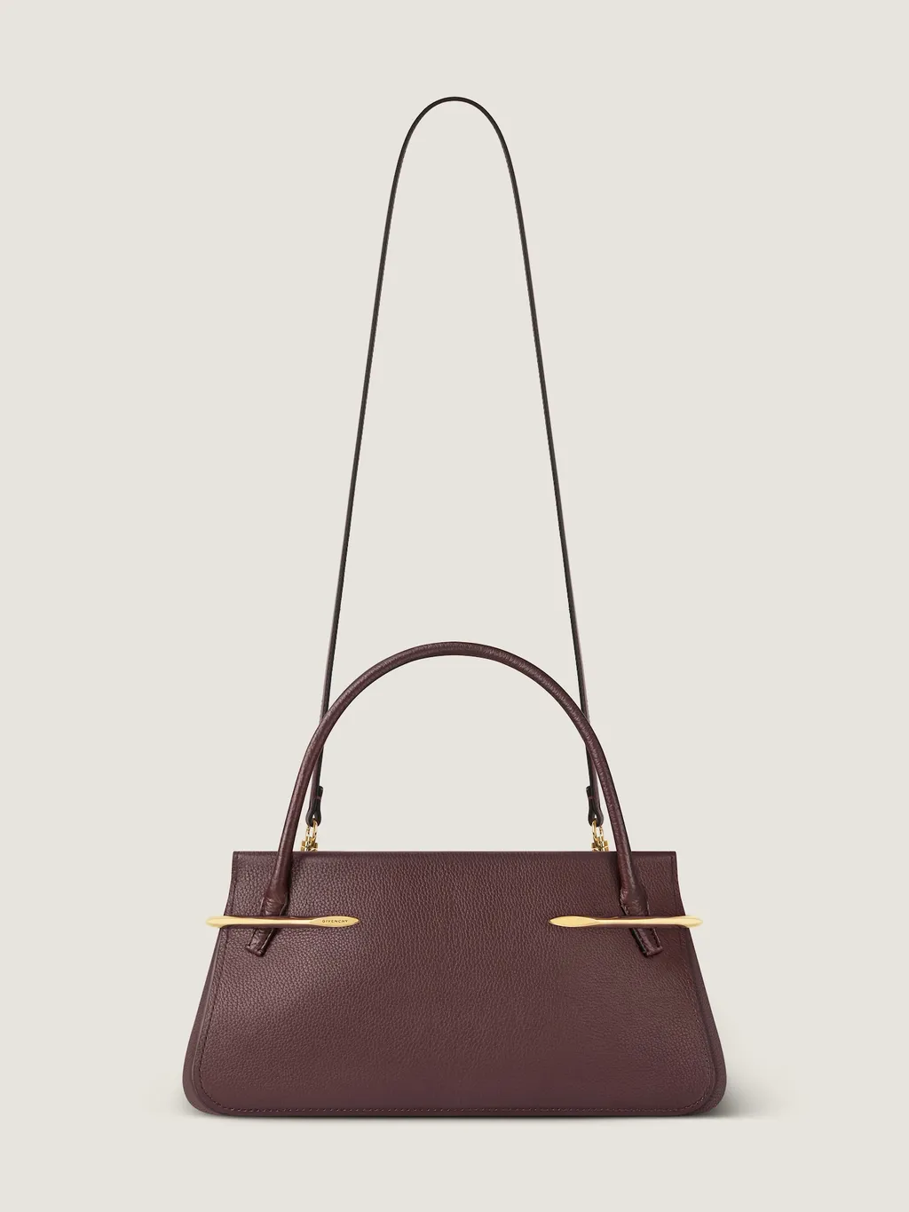Medium Pinch Bag In Grained Leather