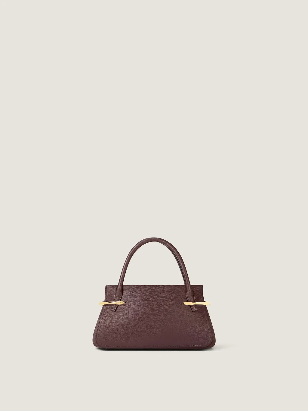 Mini Pinch Bag In Grained Leather