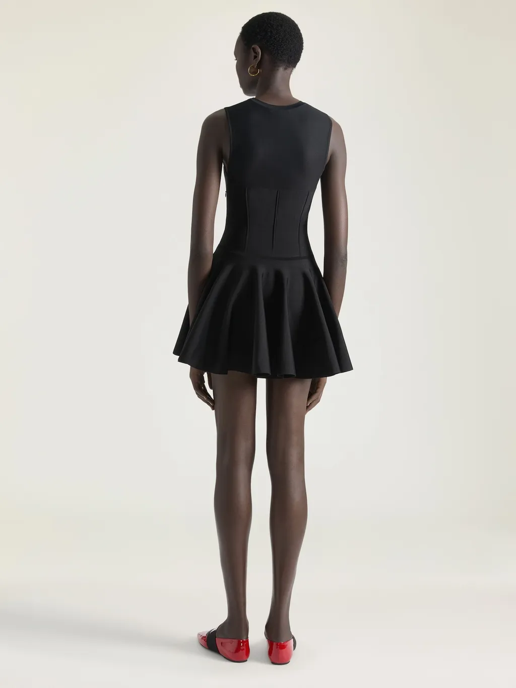 Corset Mini Dress In Viscose