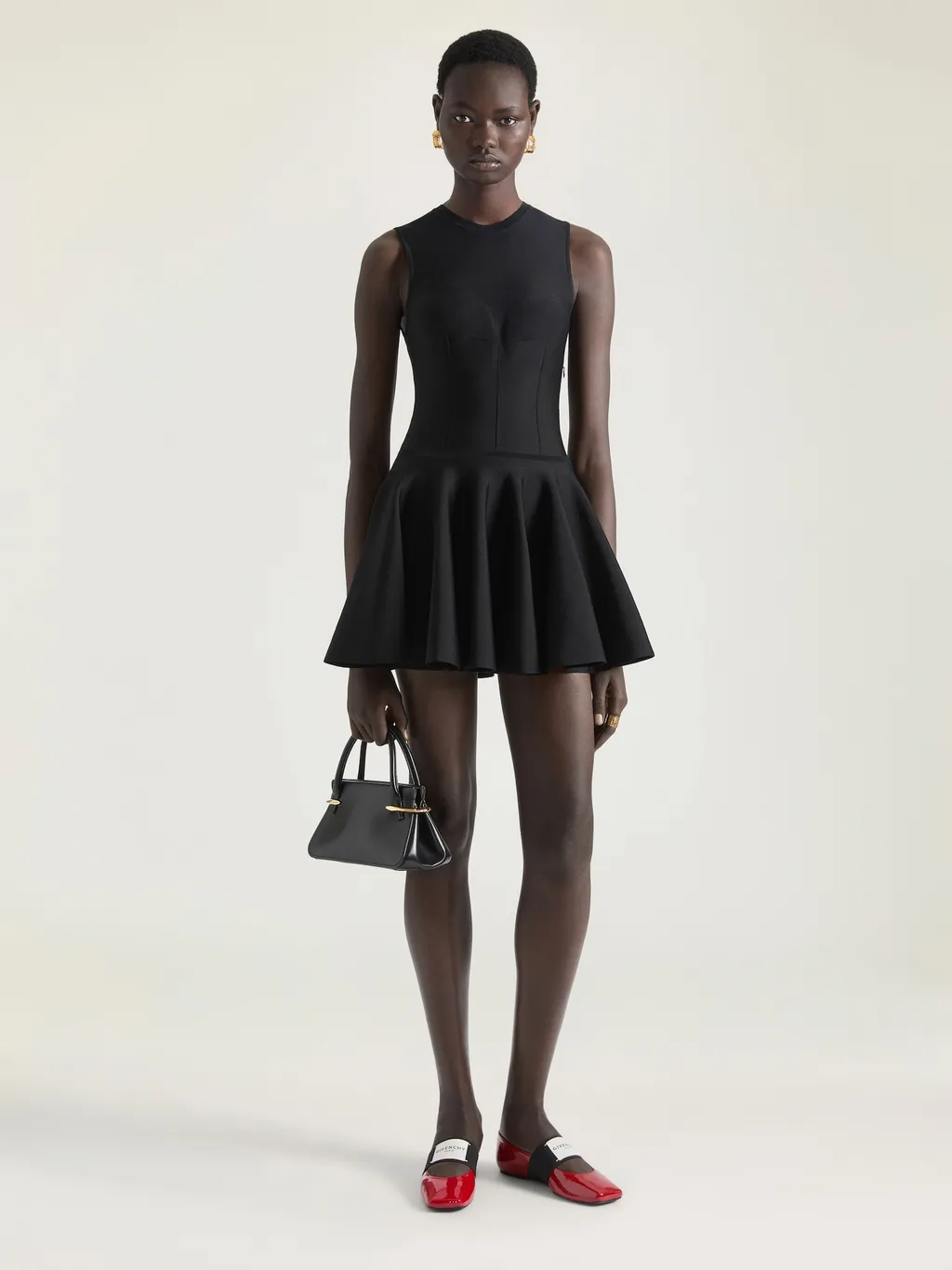 Corset Mini Dress In Viscose