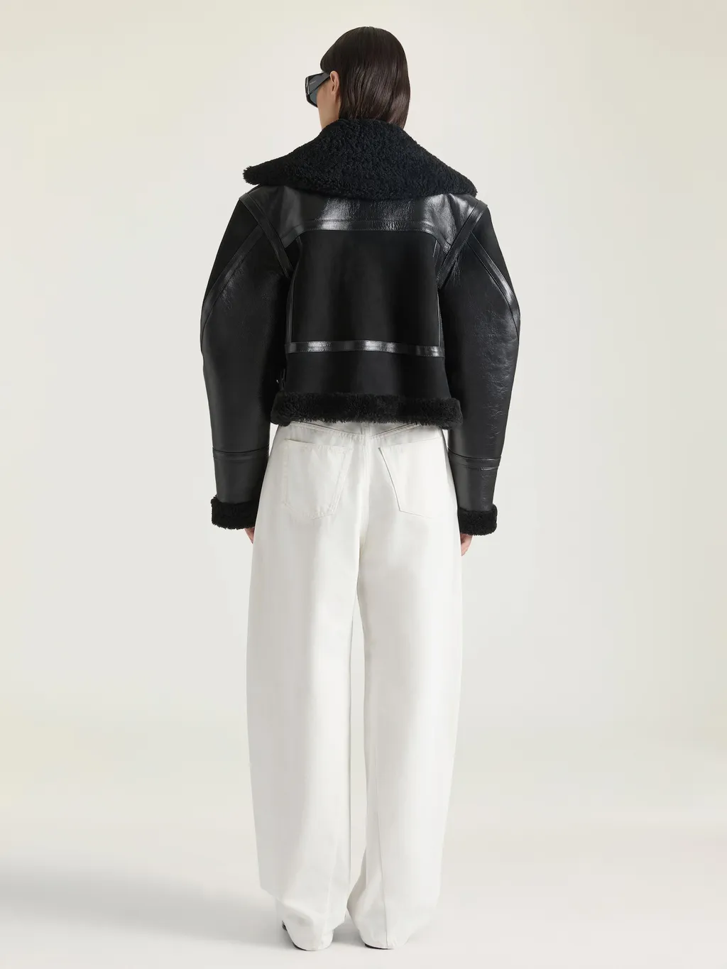 Aviator Jacket In Shearling