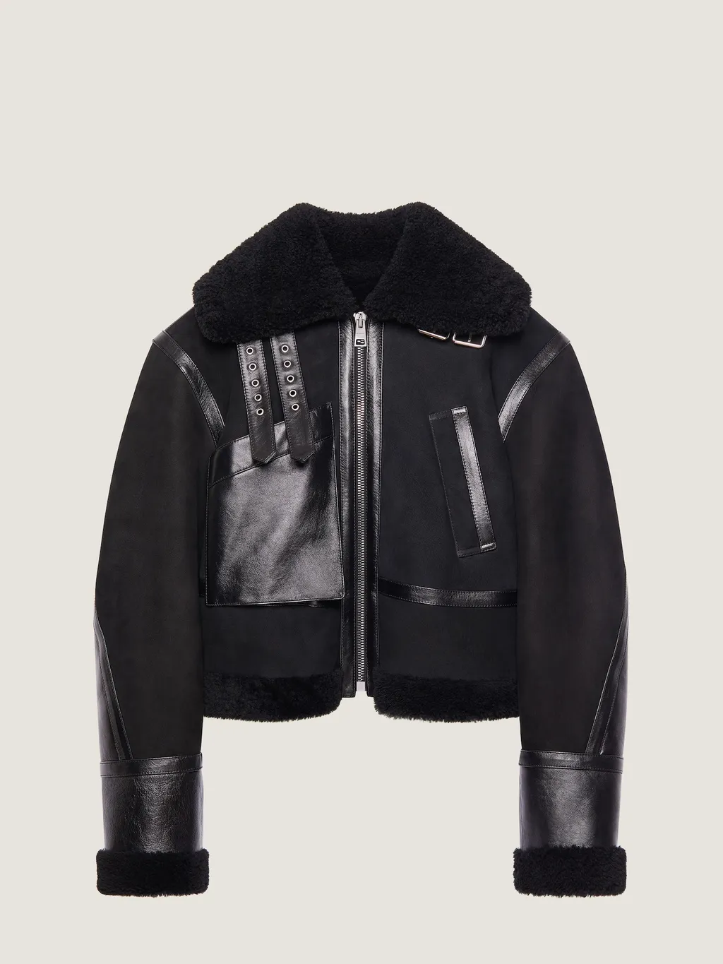 Aviator Jacket In Shearling