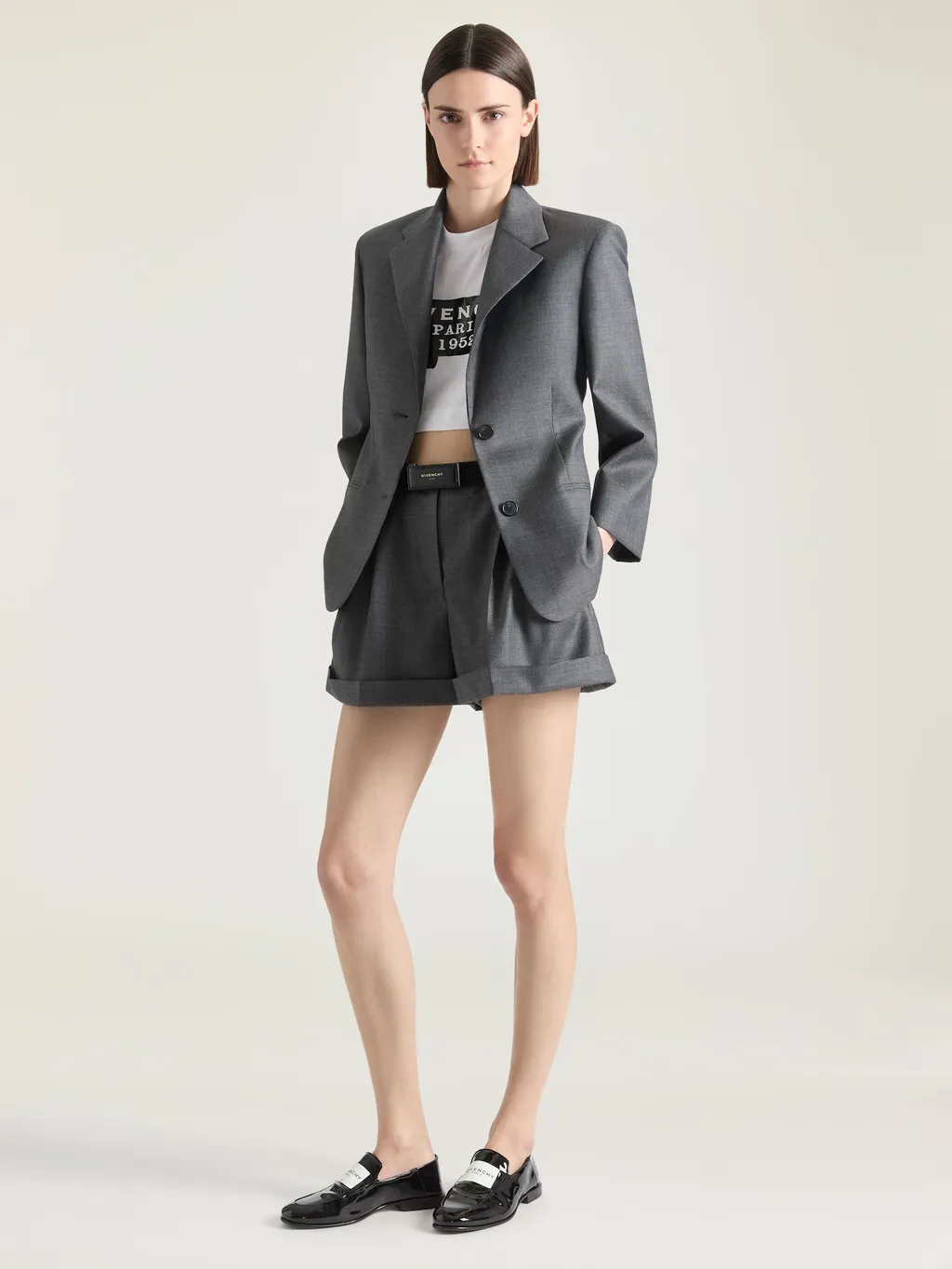 Single-Breasted Jacket In Wool