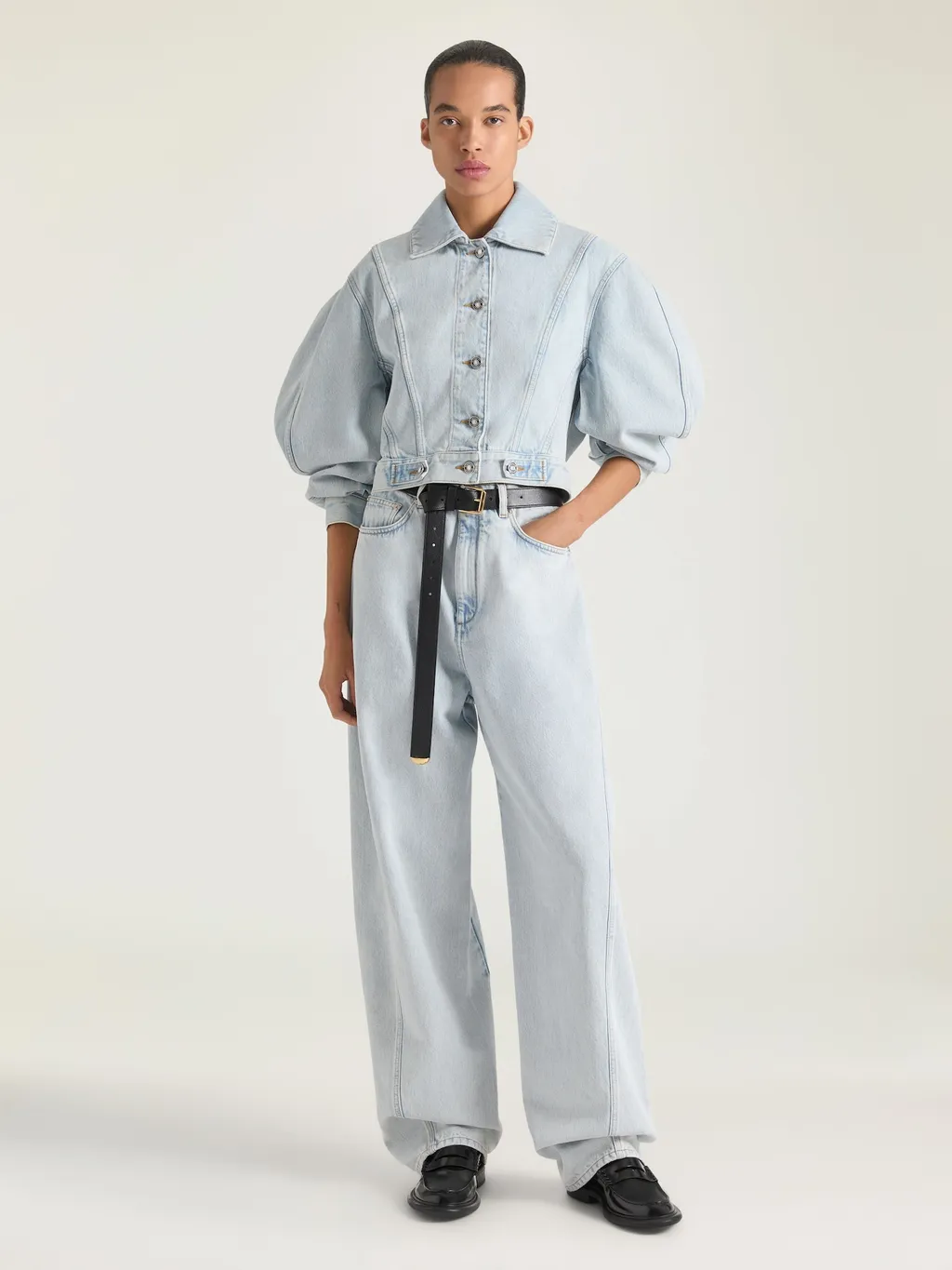 Light Blue Cocoon Jeans