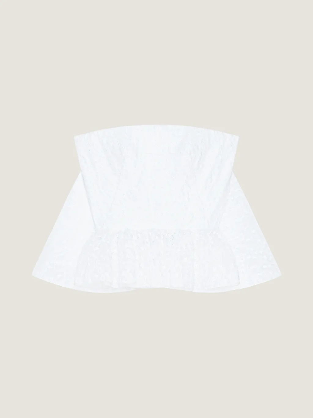 Bustier Cape Back Top In Lace