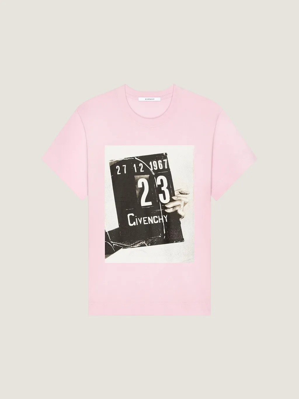 T-Shirt In Cotton With Givenchy Clapperboard Print
