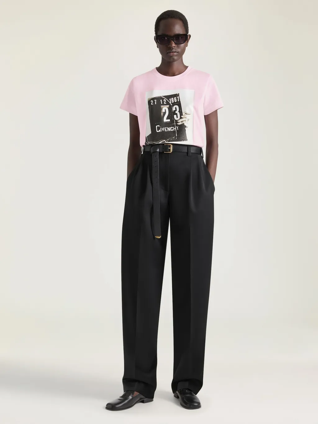 T-Shirt In Cotton With Givenchy Clapperboard Print
