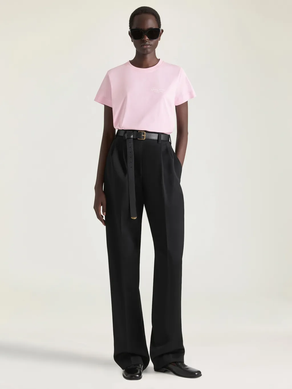 T-Shirt In Cotton With Givenchy Stamp Print