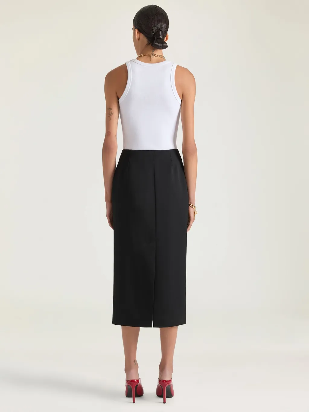 Slim Fit Tank Top In Cotton With Givenchy Paris Print