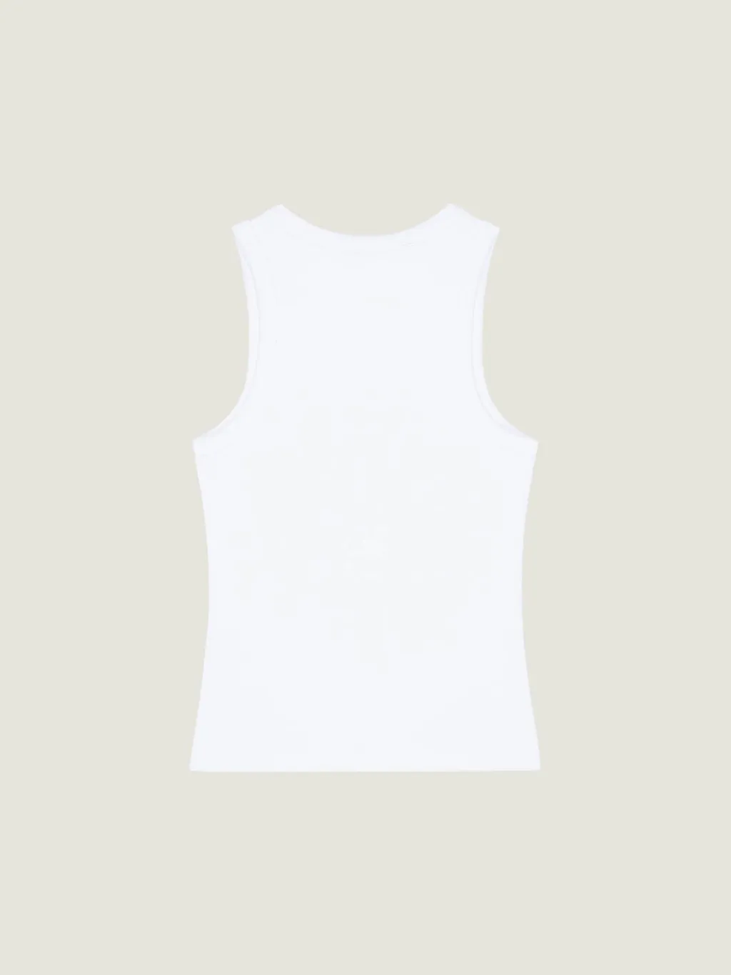 Slim Fit Tank Top In Cotton With Givenchy Paris Print