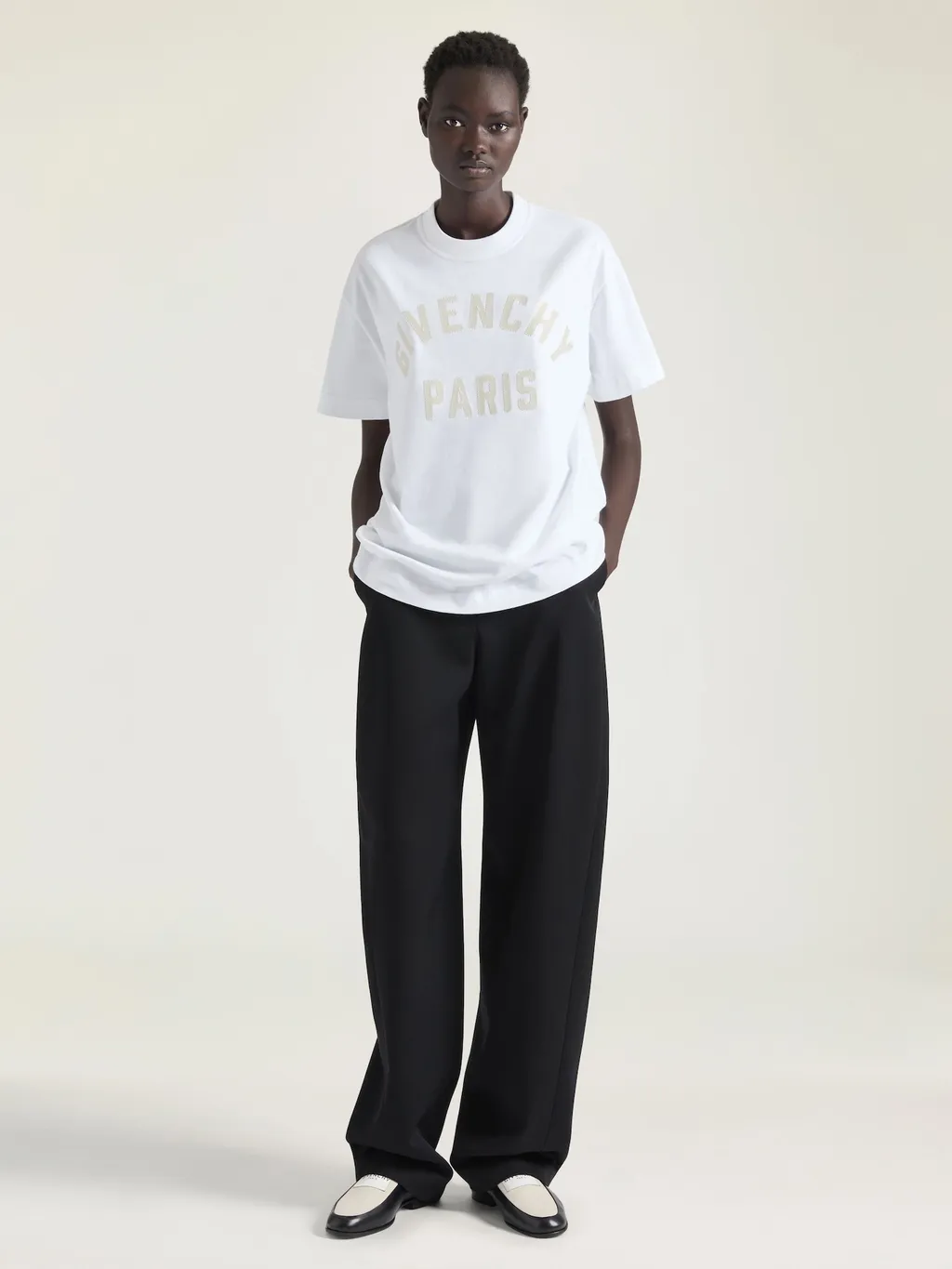 Givenchy Paris Boxy Fit T-Shirt In Cotton