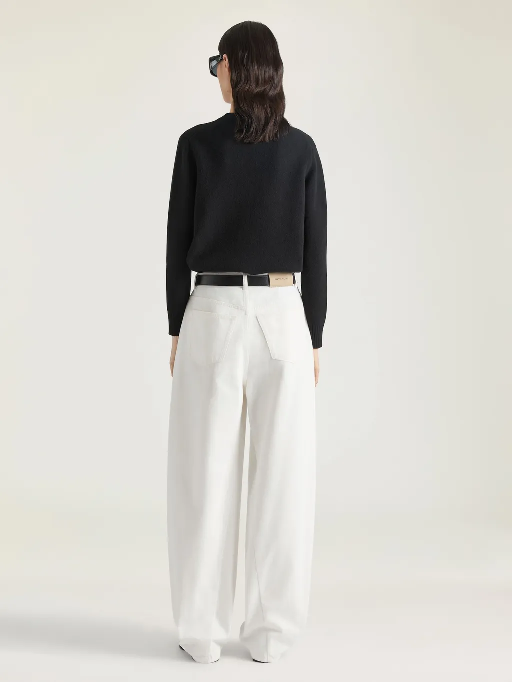 Sweater In Wool Cashmere With Givenchy Signature