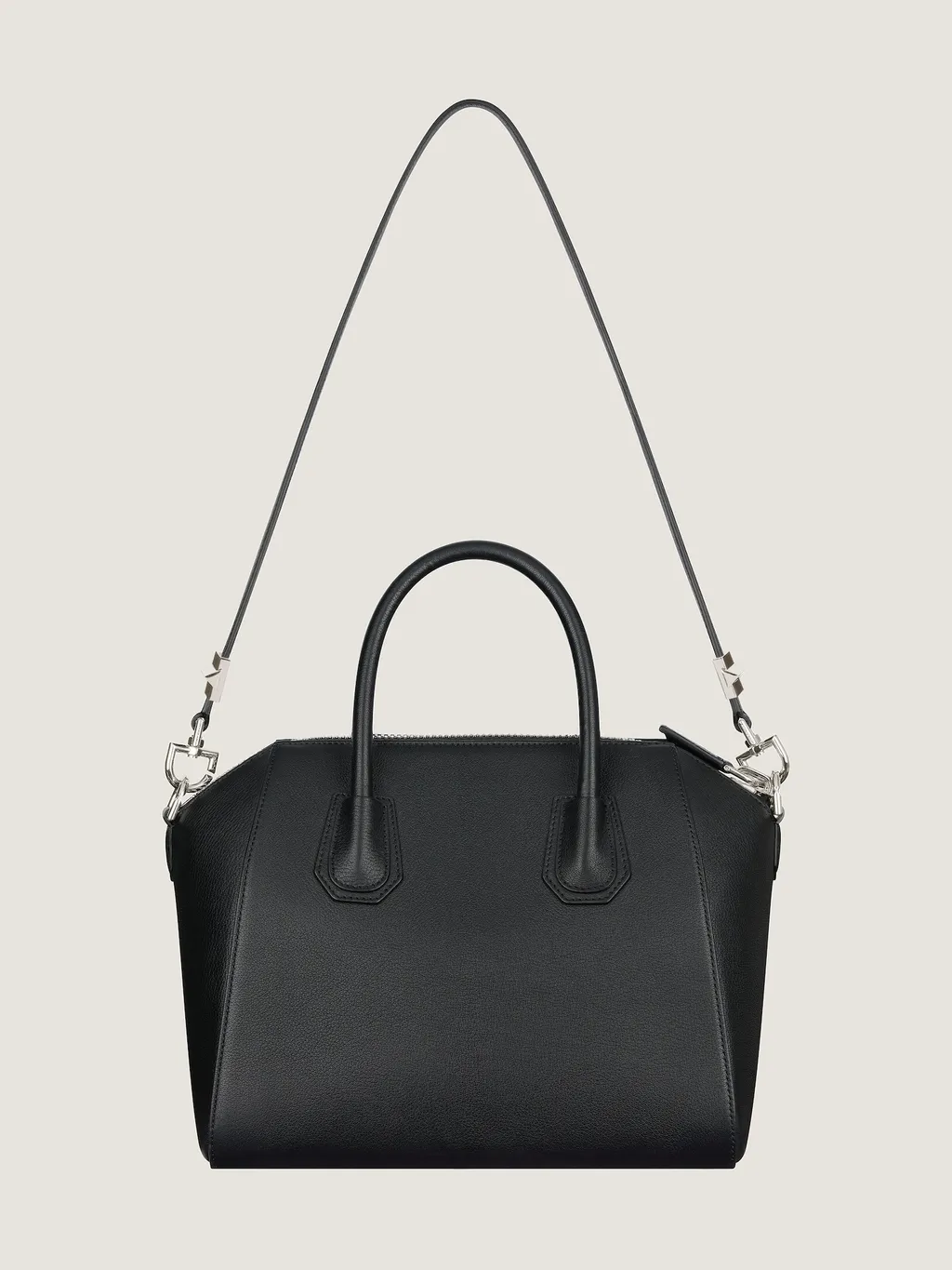 Small Antigona Bag In Grained Leather