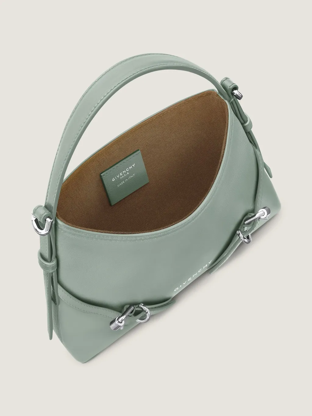 Nano Voyou Bag In Shiny Leather