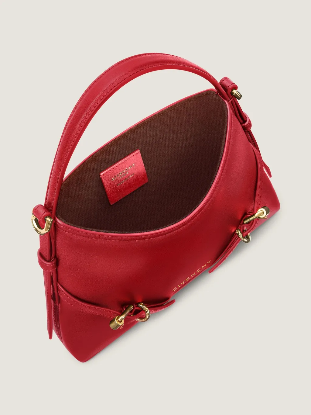 Nano Voyou Bag In Shiny Leather