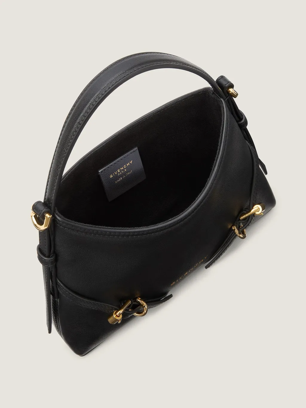 Nano Voyou Bag In Shiny Leather