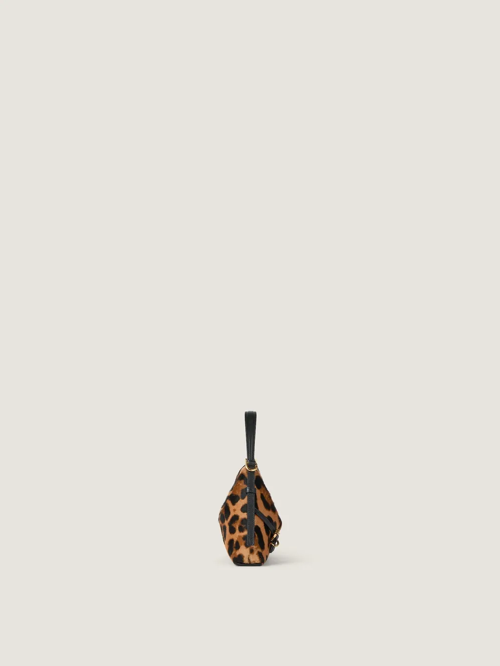 Nano Voyou Bag In Pony Effect Leather With Leopard Pattern