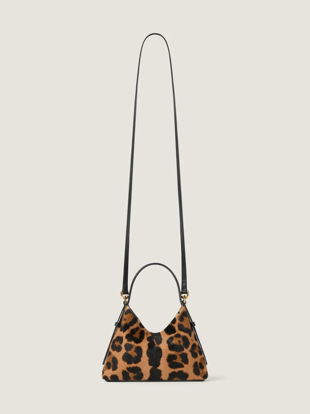 Nano Voyou Bag In Pony Effect Leather With Leopard Pattern