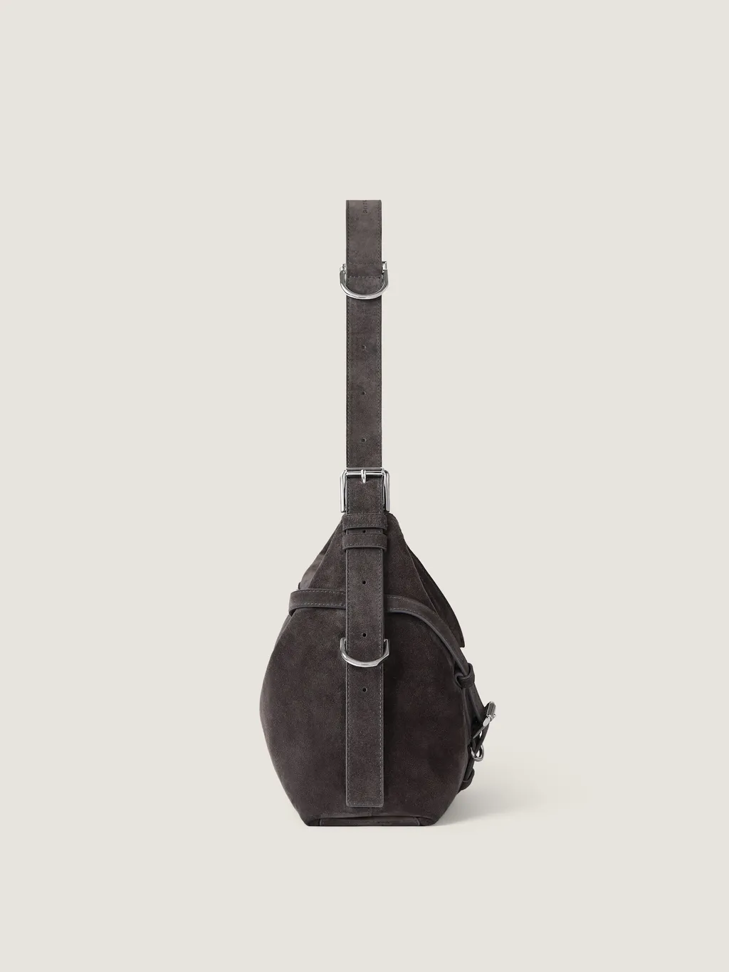 Medium Voyou Bag Suede
