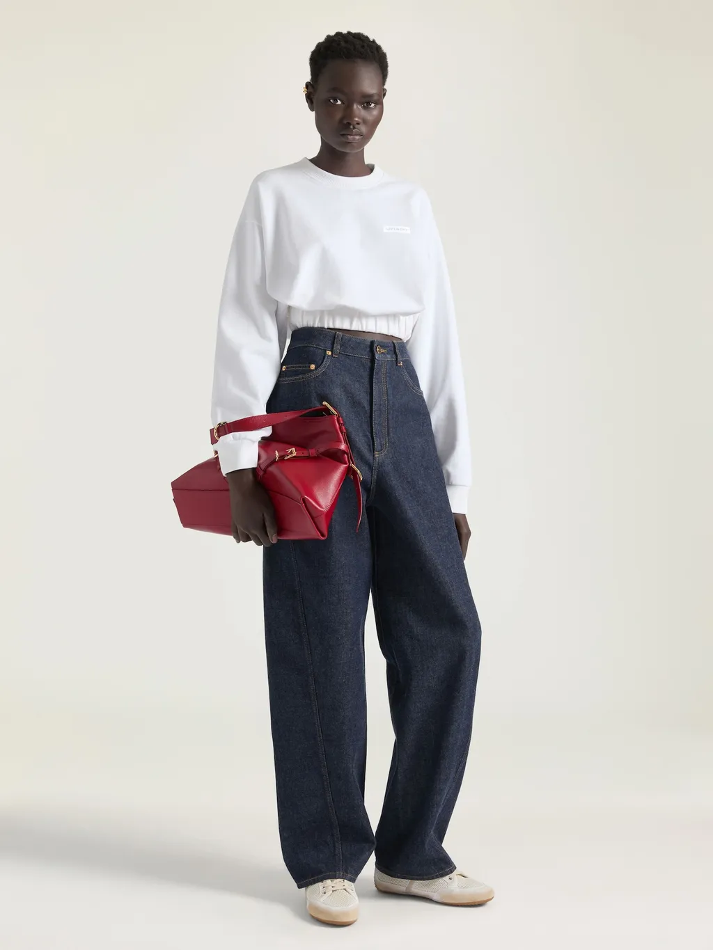 Medium Voyou Bag Shiny Leather