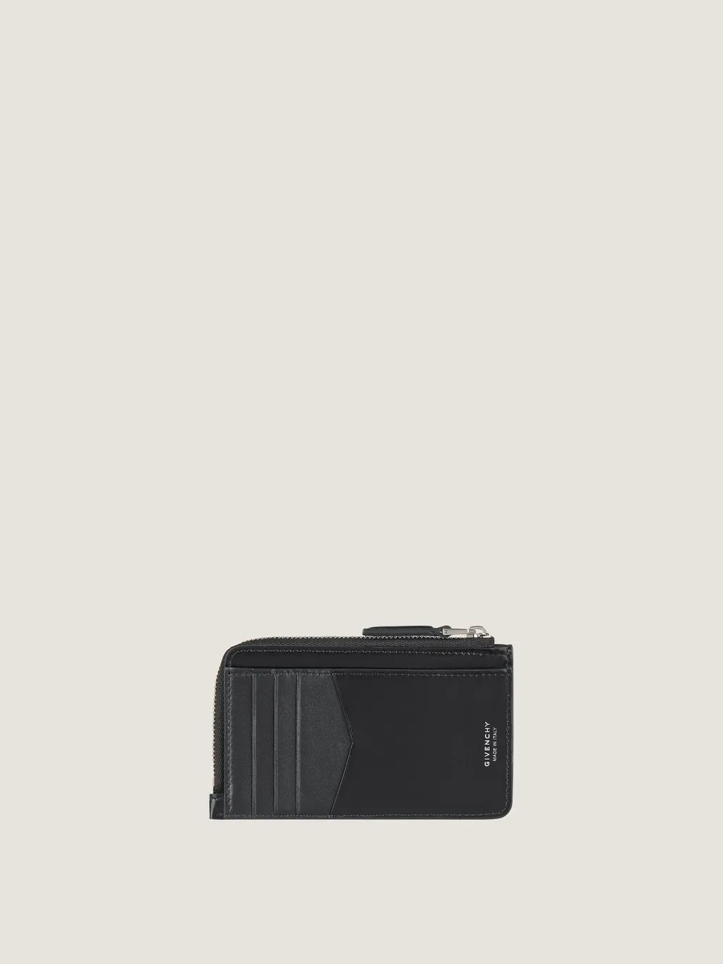 Antigona Zipped Card Holder In Box Leather