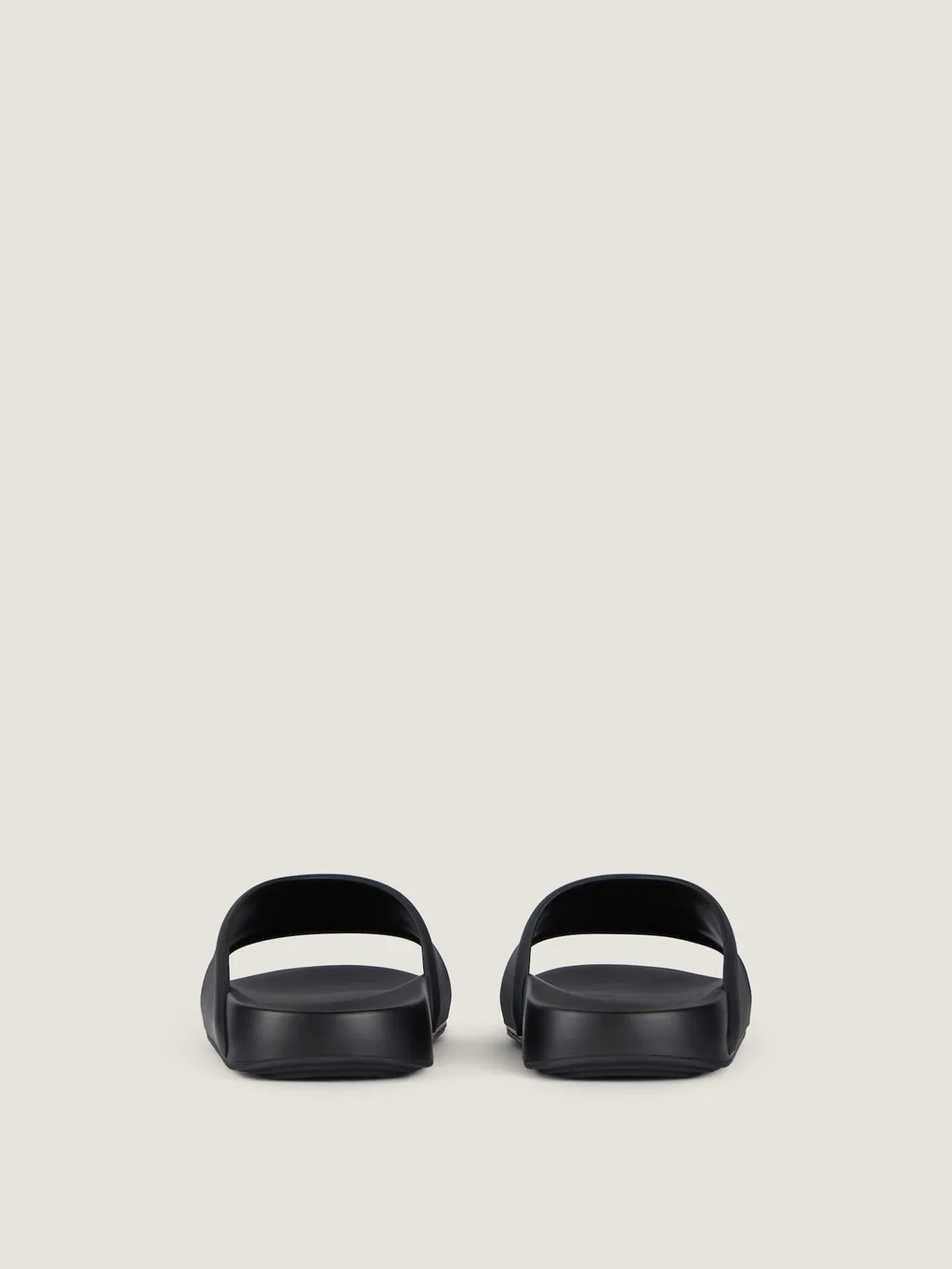 Label Flat Mules In Rubber