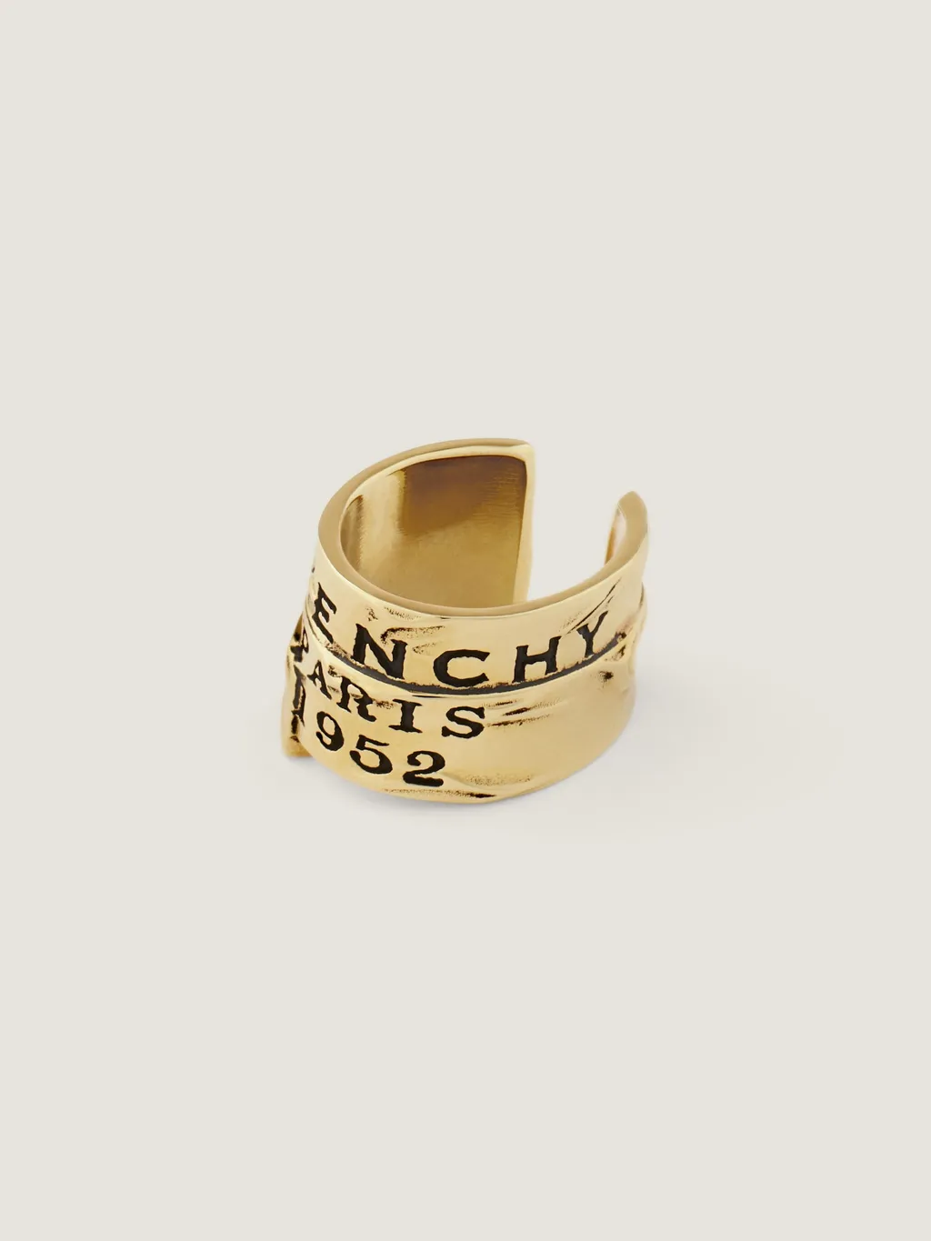 Givenchy Tape Earcuff In Metal And Enamel