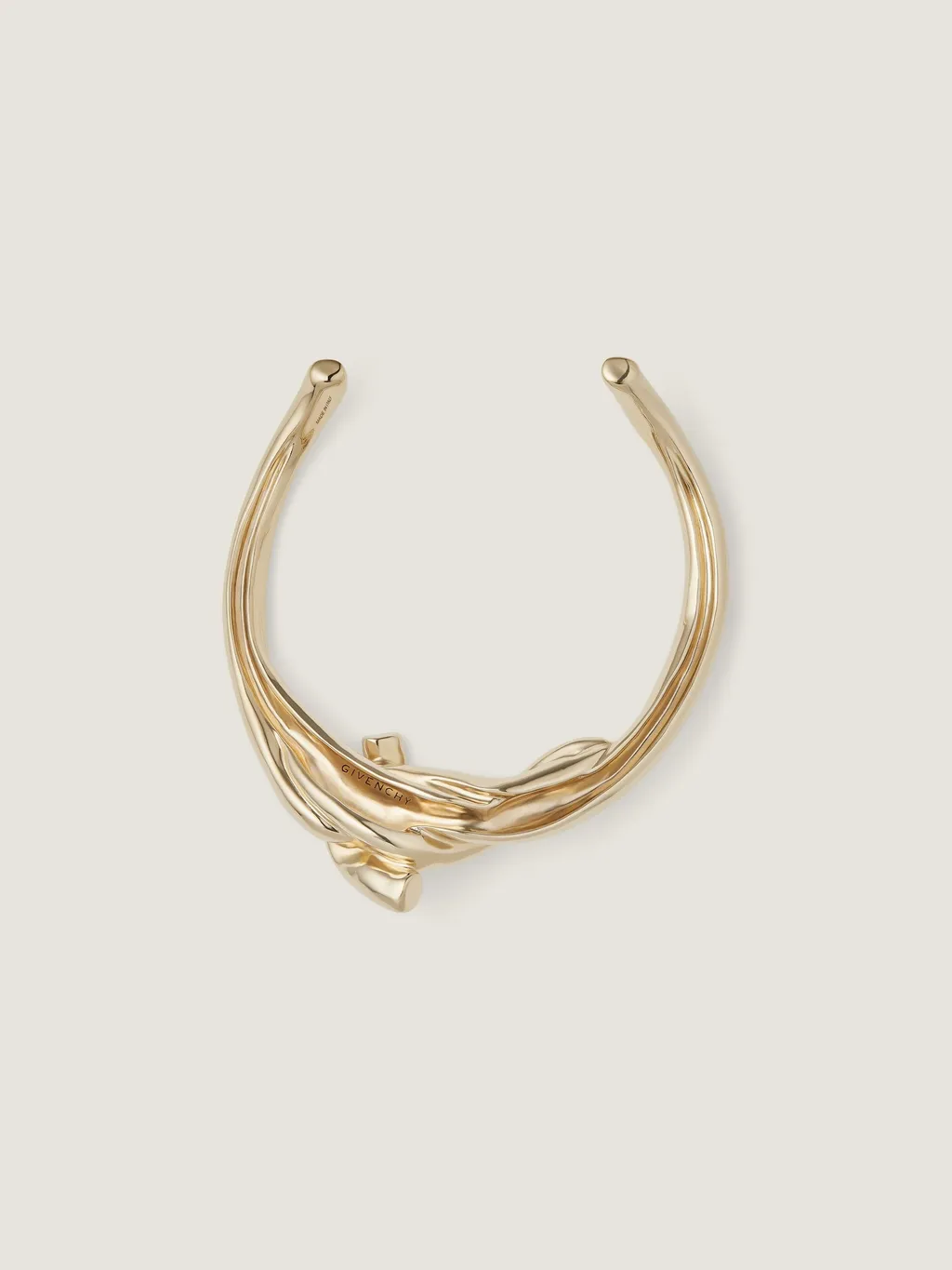 Chain Link Torque Necklace In Metal
