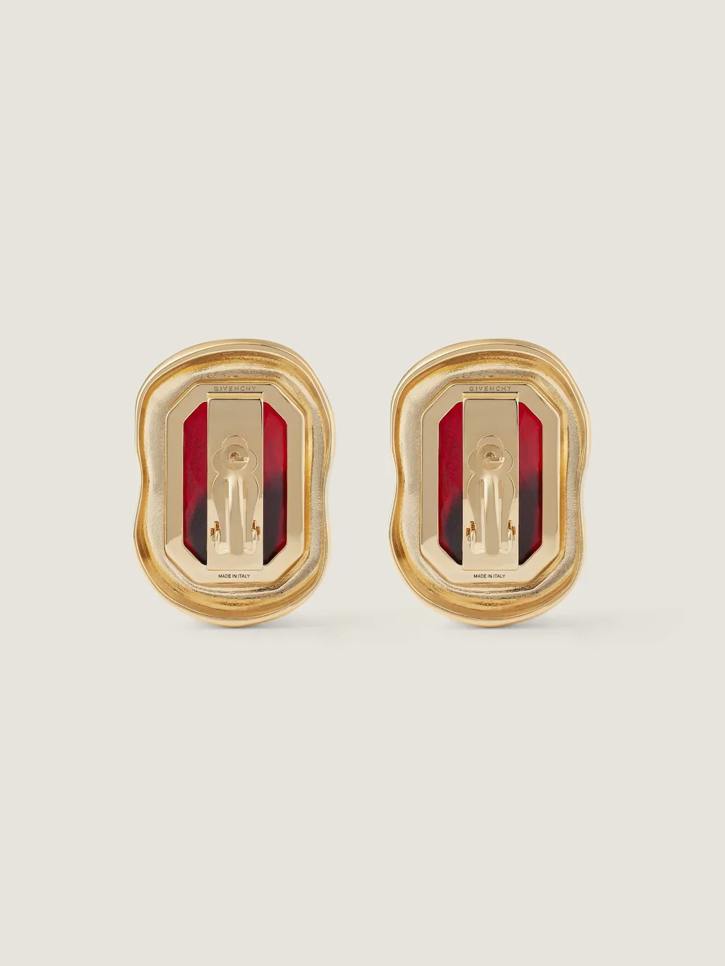 Sculptural Crystal Earrings In Metal And Crystals