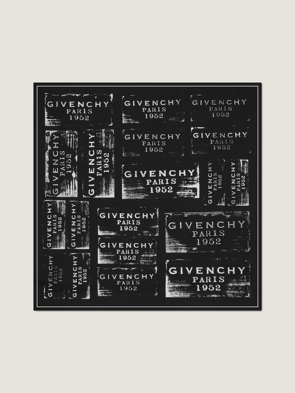 Givenchy Stamp Square In Silk