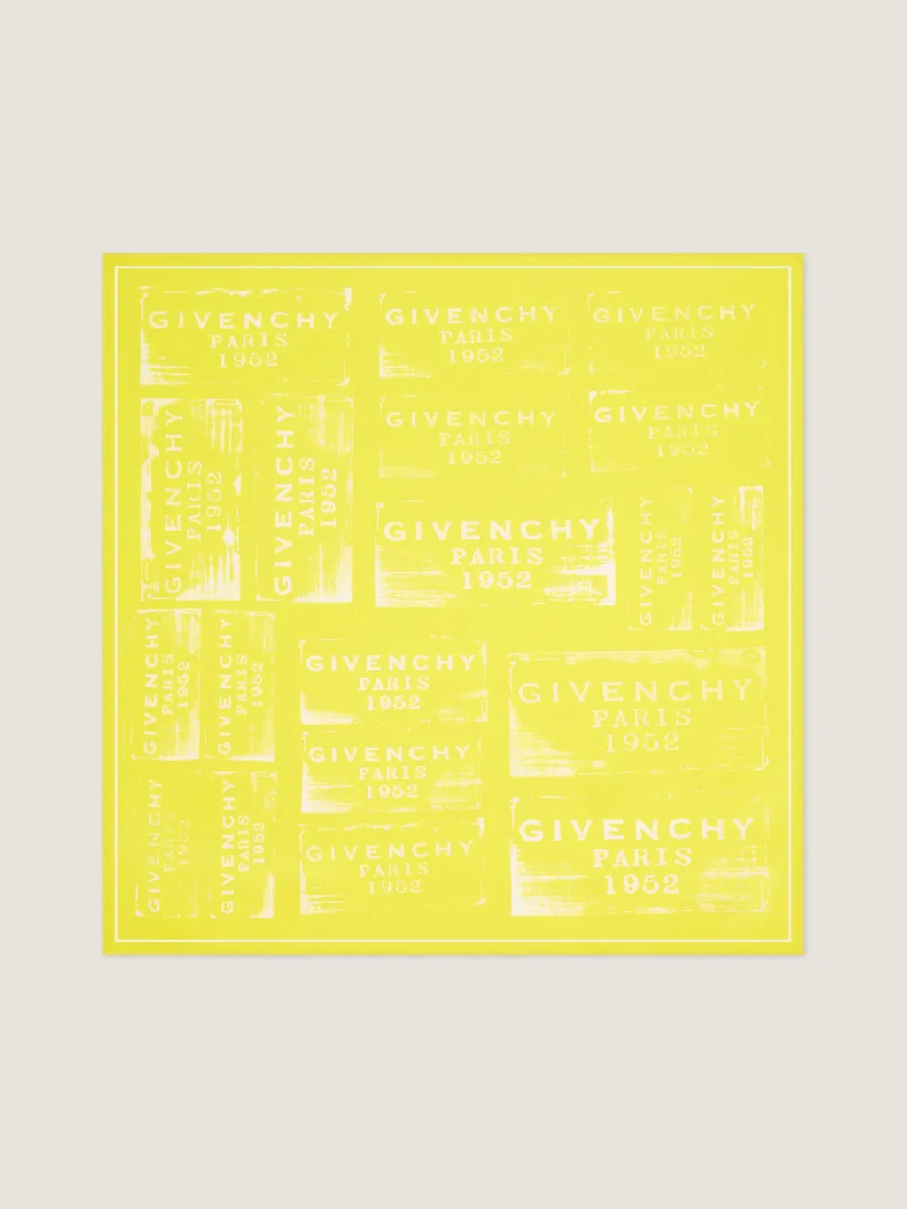 Givenchy Stamp Square In Silk