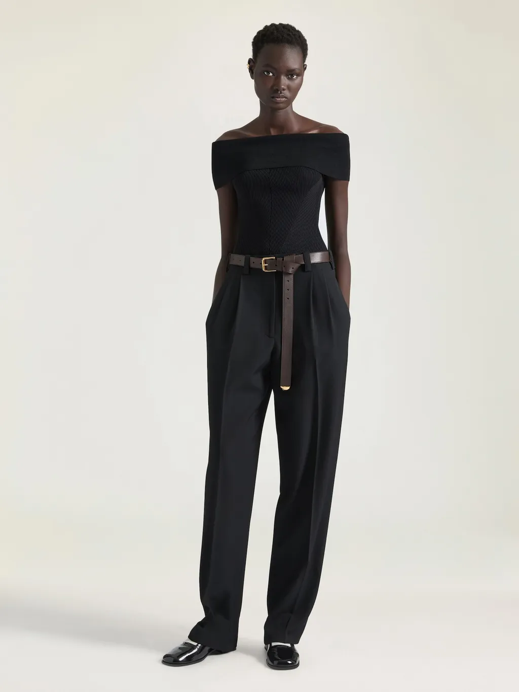 Voyou Belt In Shiny Leather