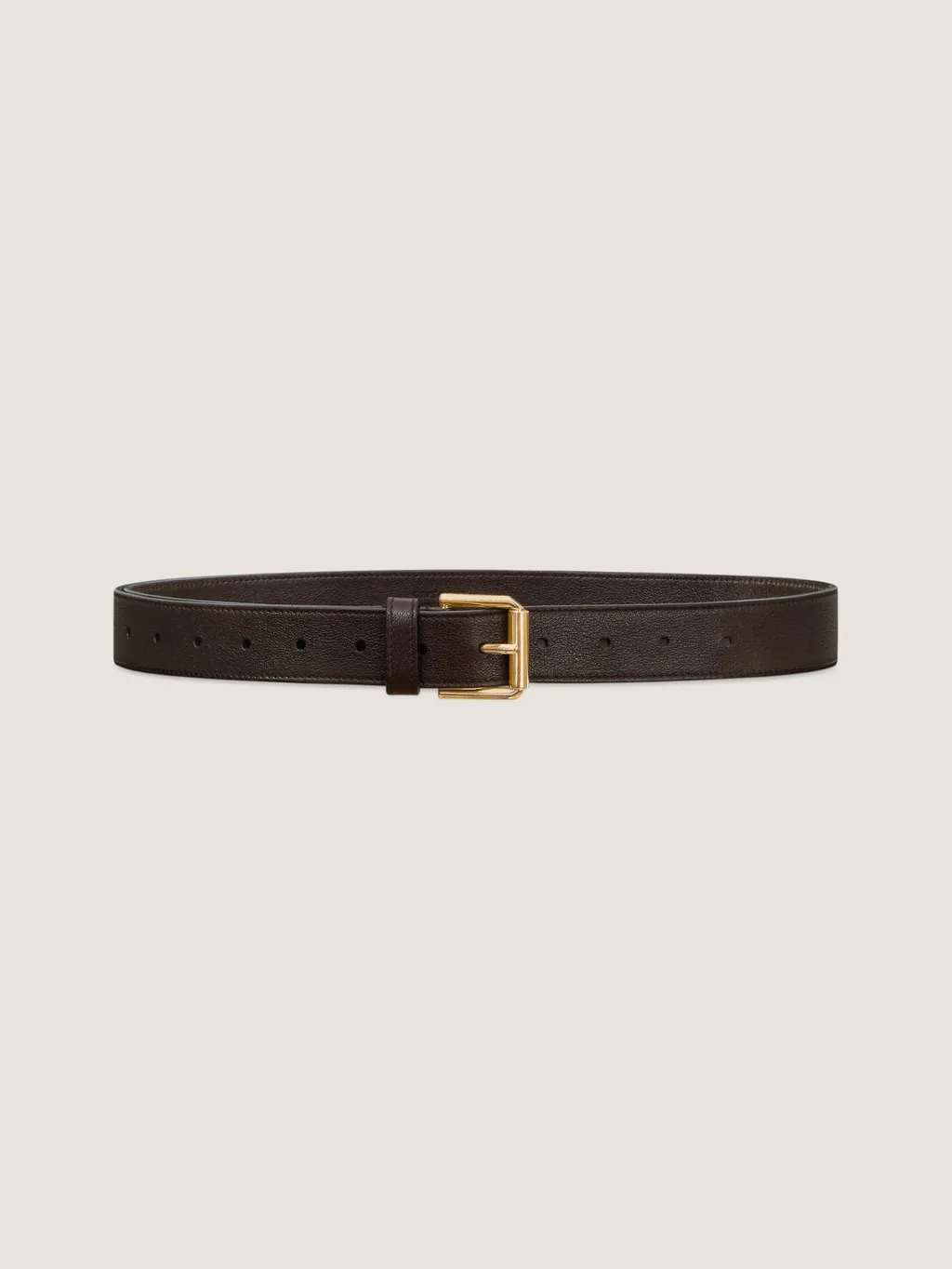 Voyou Belt In Shiny Leather