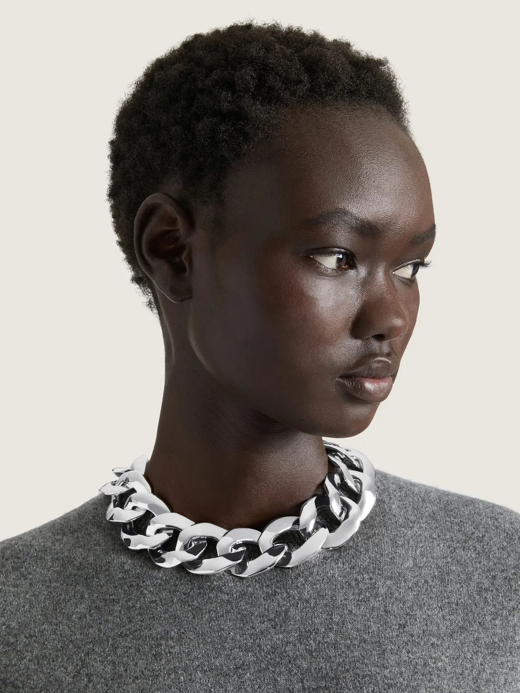 Chain Necklace In Metal