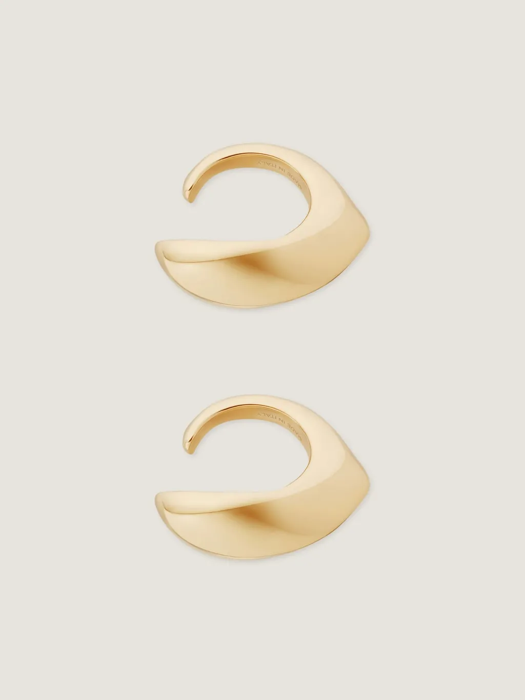 Maple Seed Earcuffs Set In Metal