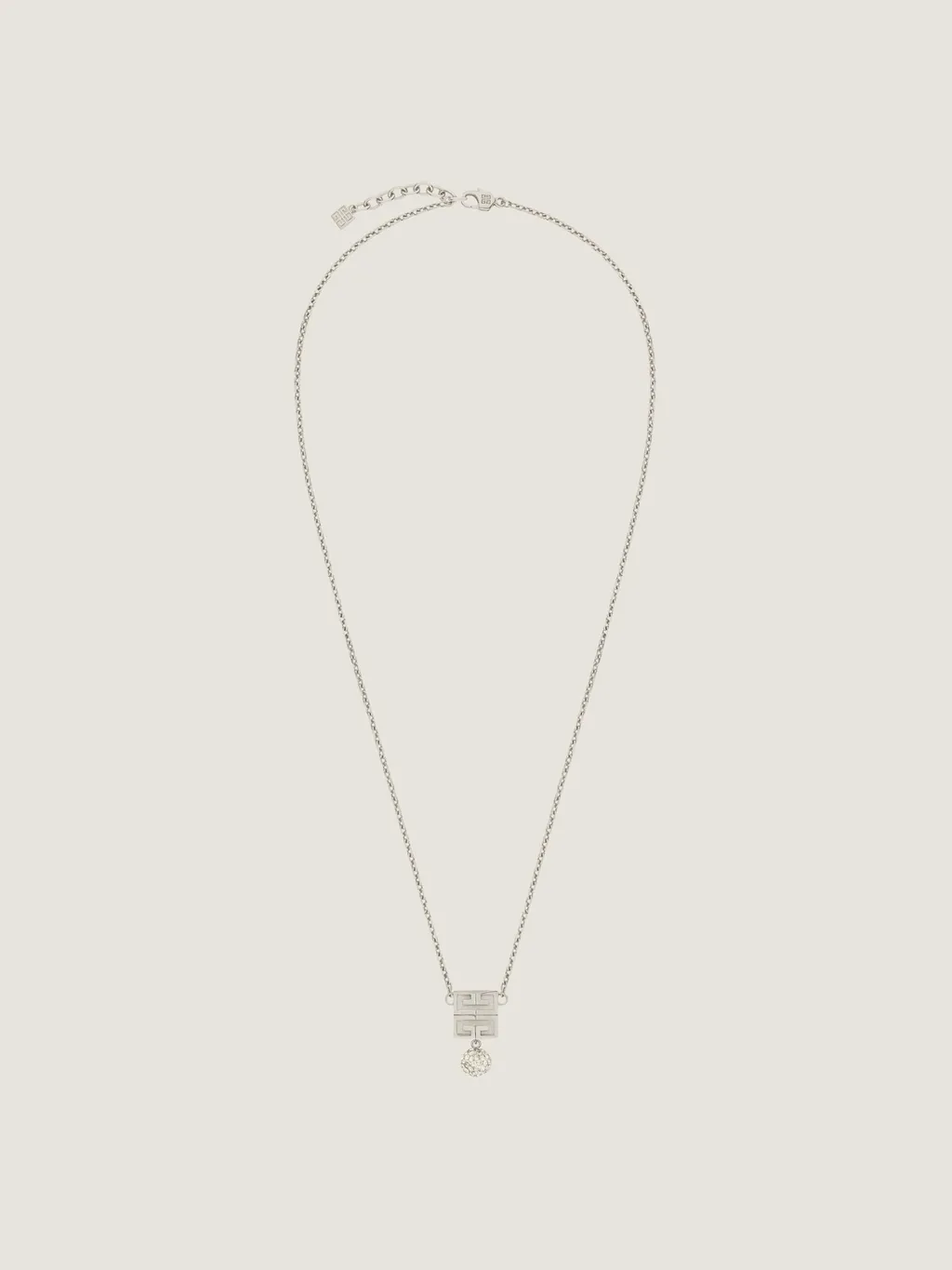 4G Necklace In Metal With Crystals