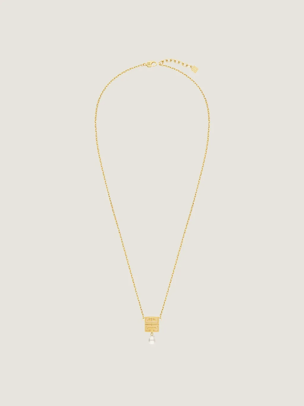 4G Necklace In Metal With Pearl