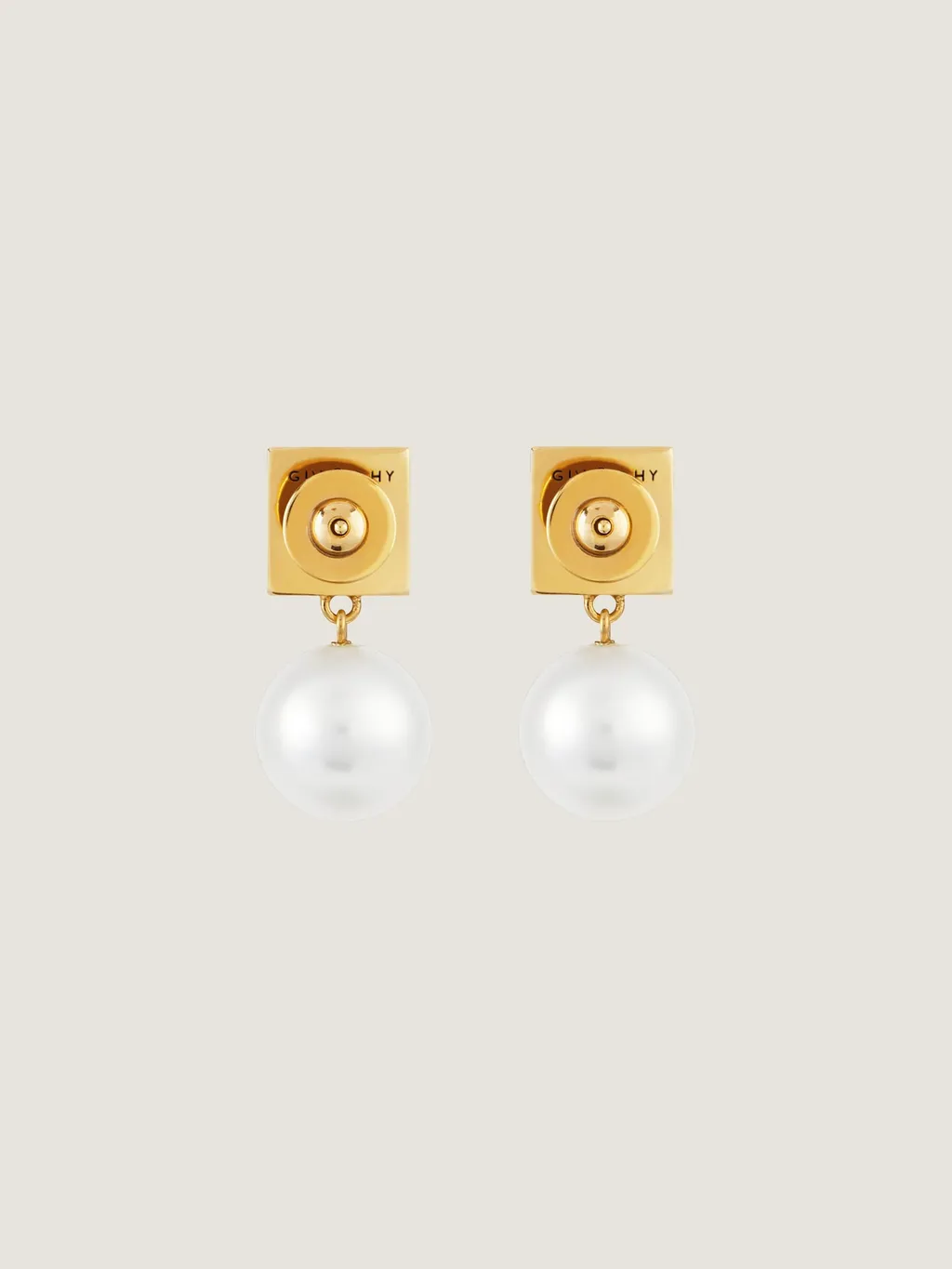 4G Earrings In Metal With Pearls