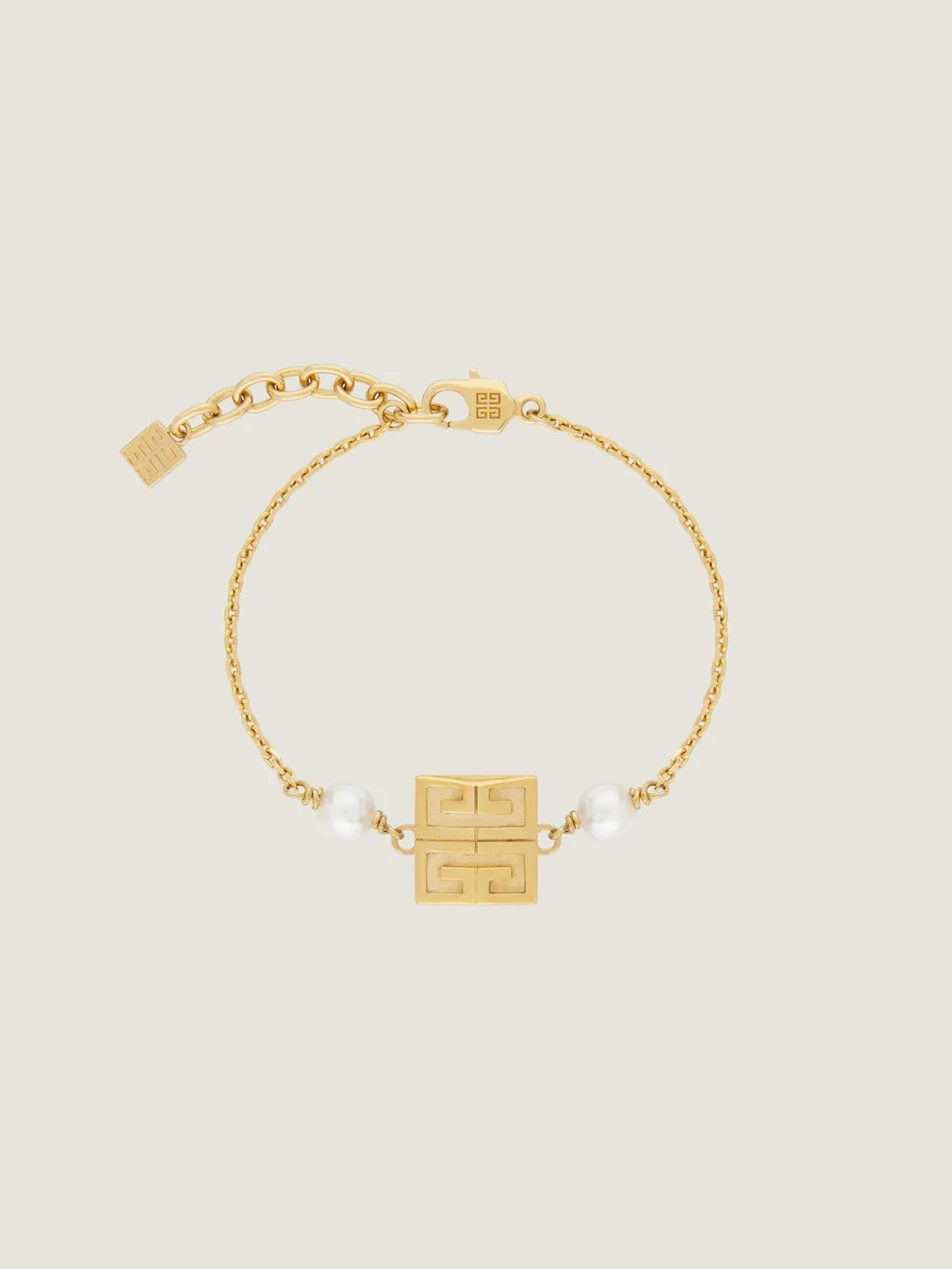 4G Bracelet In Metal With Pearls