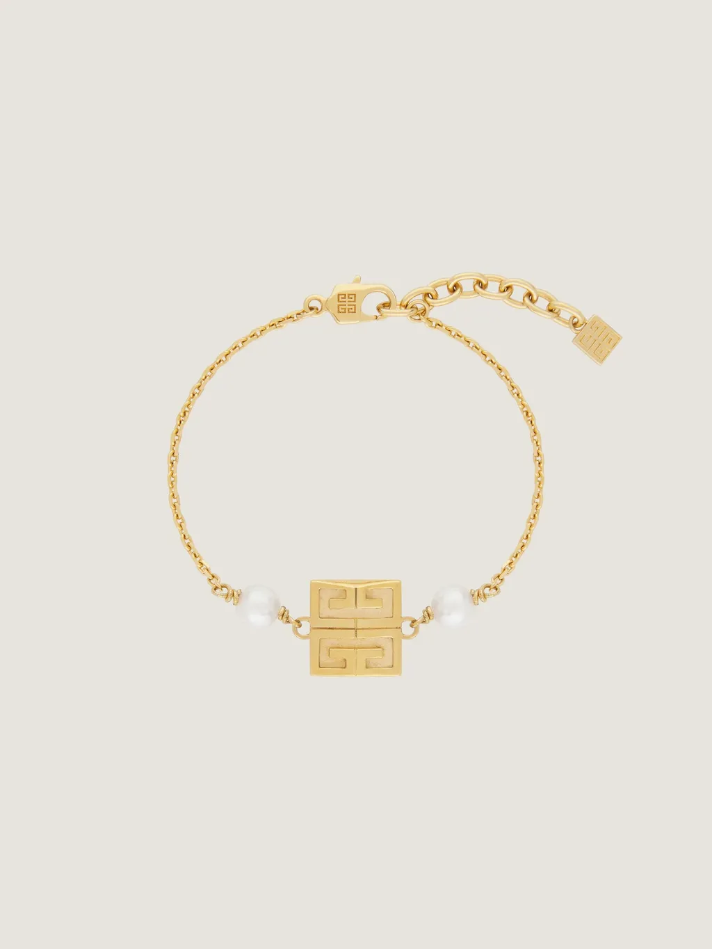 4G Bracelet In Metal With Pearls