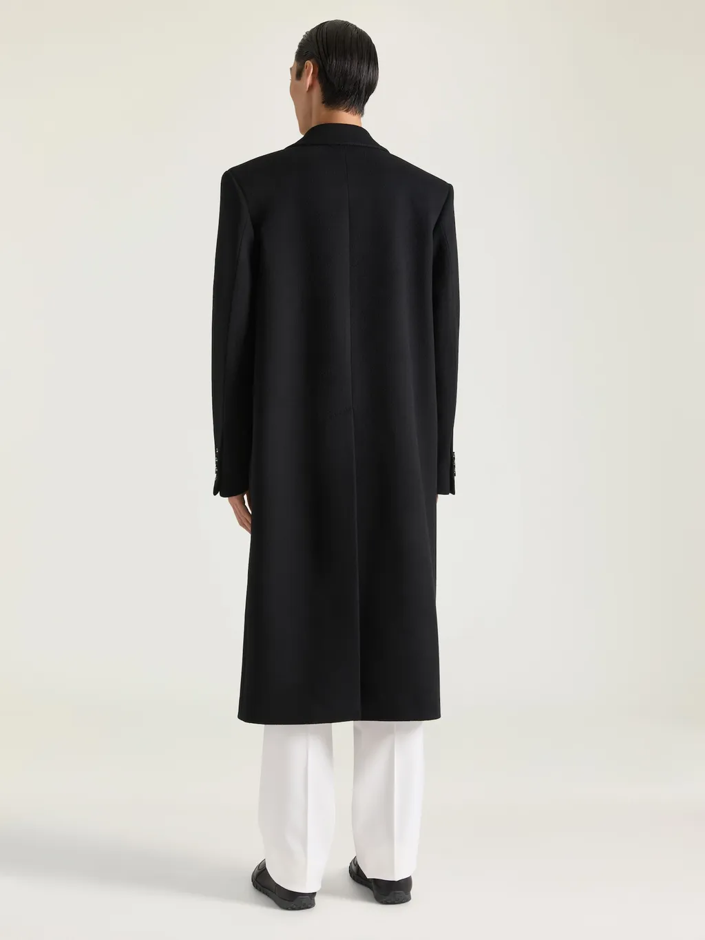 Coat In Wool And Cashemere