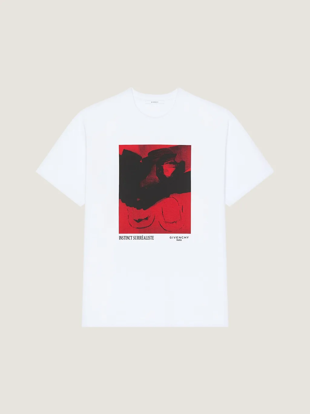 T-Shirt In Cotton With Surrealism Print