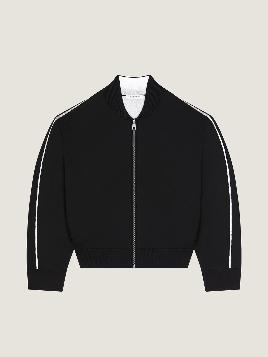 Couture Seam Cardigan In Wool Givenchy Paris Jacquard